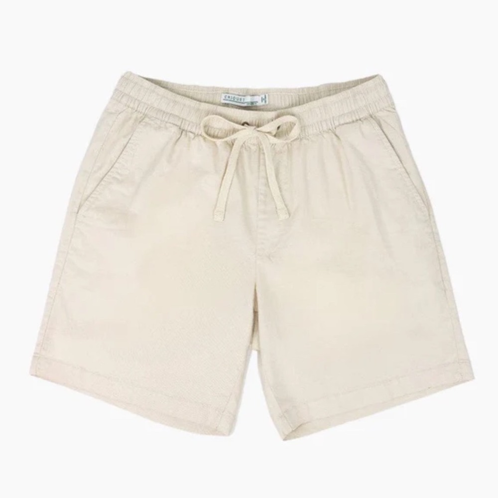 Criquet Cruiser Twill Shorts Khaki Men's Large NWT Casual Summer Cotton